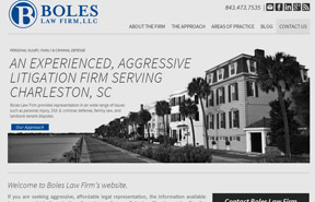 Boles Law Firm - Web Design