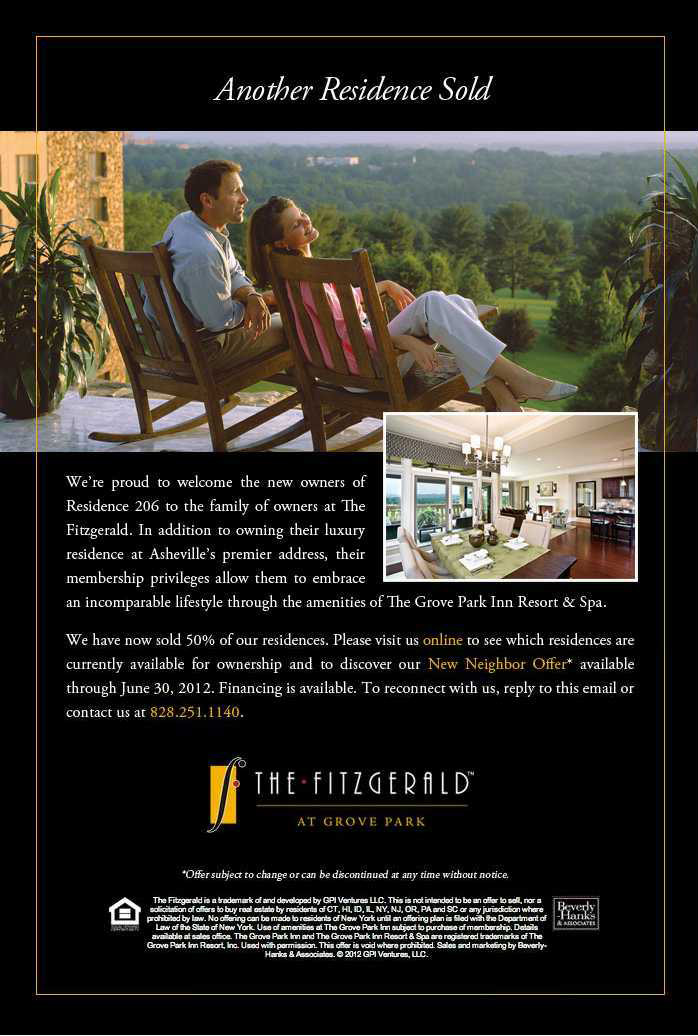 Fitzgerald - Email Marketing - Asheville Real Estate