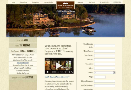 Reserve at Lake Keowee - Search Marketing - Keyword Buys