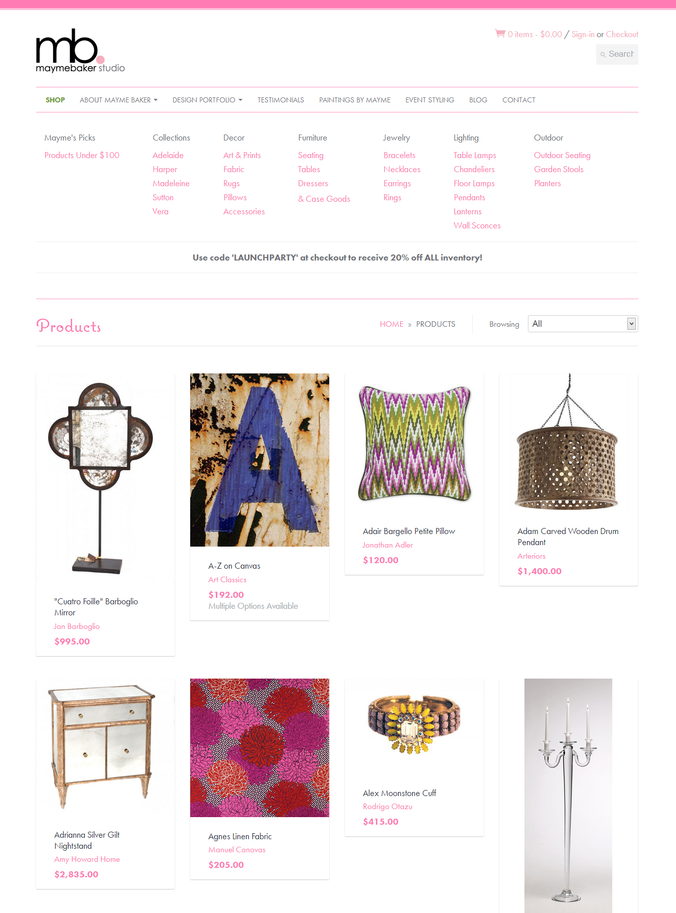 eCommerce Shop Page | Mayme Baker Studio | Shopify