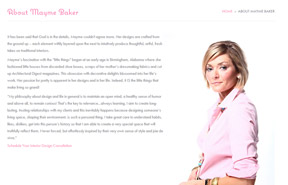 Mayme Baker Studio Website Design